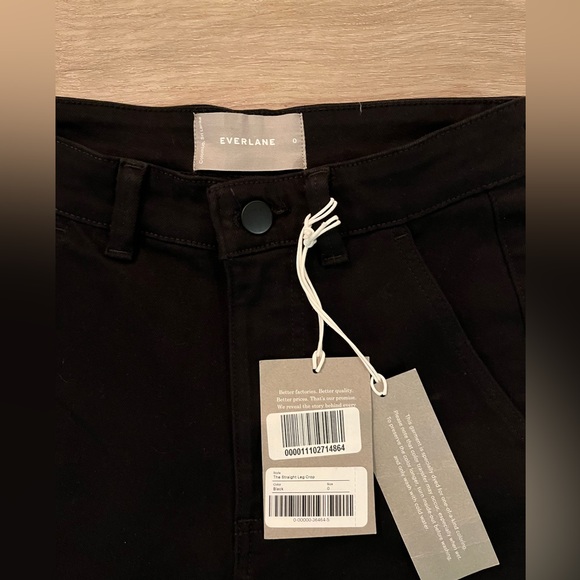 Everlane Straight Leg Crop NWT - Picture 3 of 3